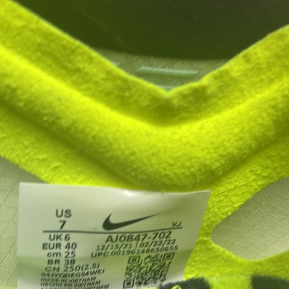 New Nike Zoom Victory XC 5 U Shoes Green AJ0847-702 Track Mens 7 - Picture 9 of 9